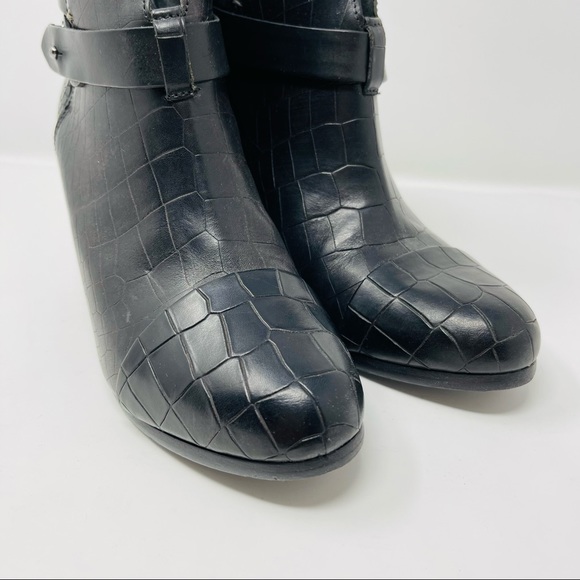 RAG AND BONE CROC EMBOSSED HARROW BOOTIES 39.5 - Picture 7 of 12